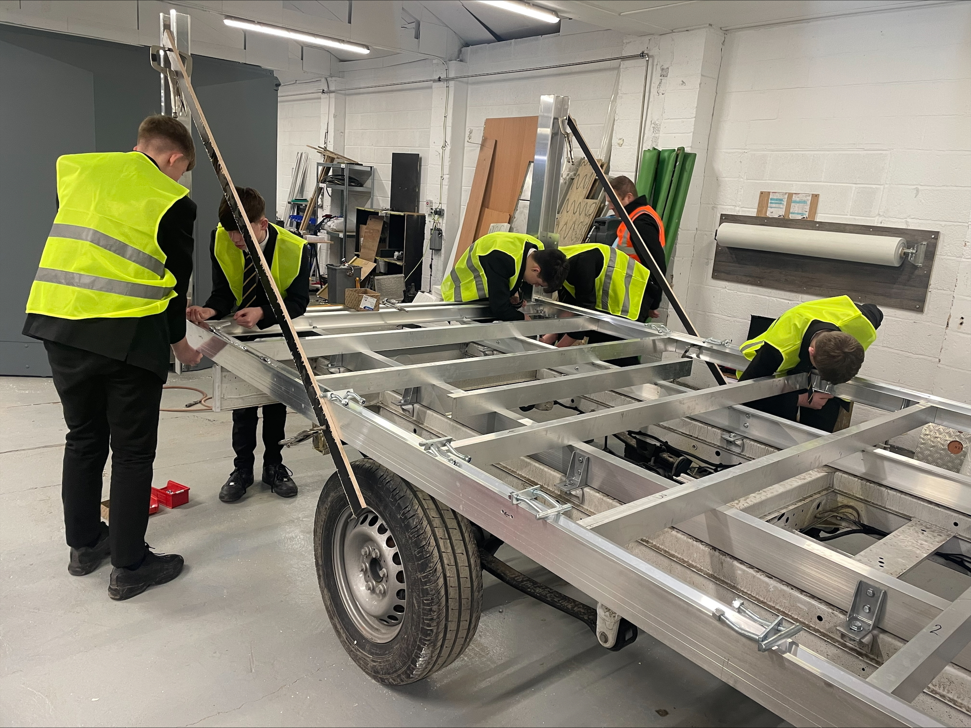 Young engineers shine during workplace visit