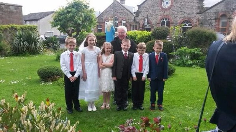 Six children from Class Three celebrated their First Holy Communion on 11th May 2014. They enjoyed a celebration with members of our school and parish community in the social centre afterwards.