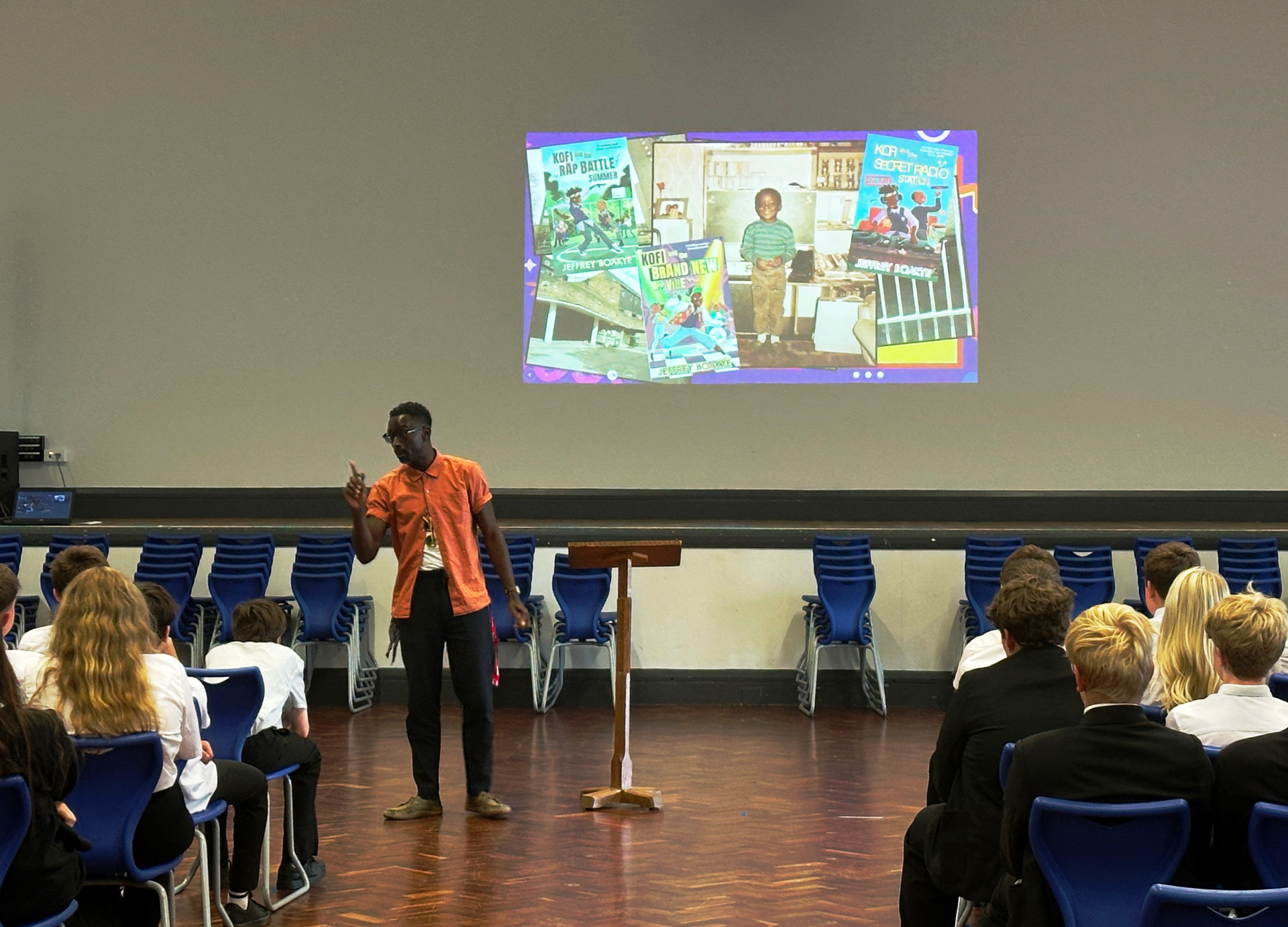 Acclaimed author returns to inspire Year 9 students