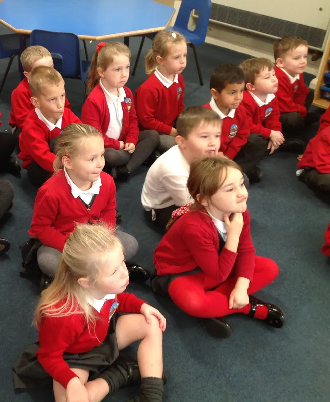 We use our faces to show if we like the music...or not!!