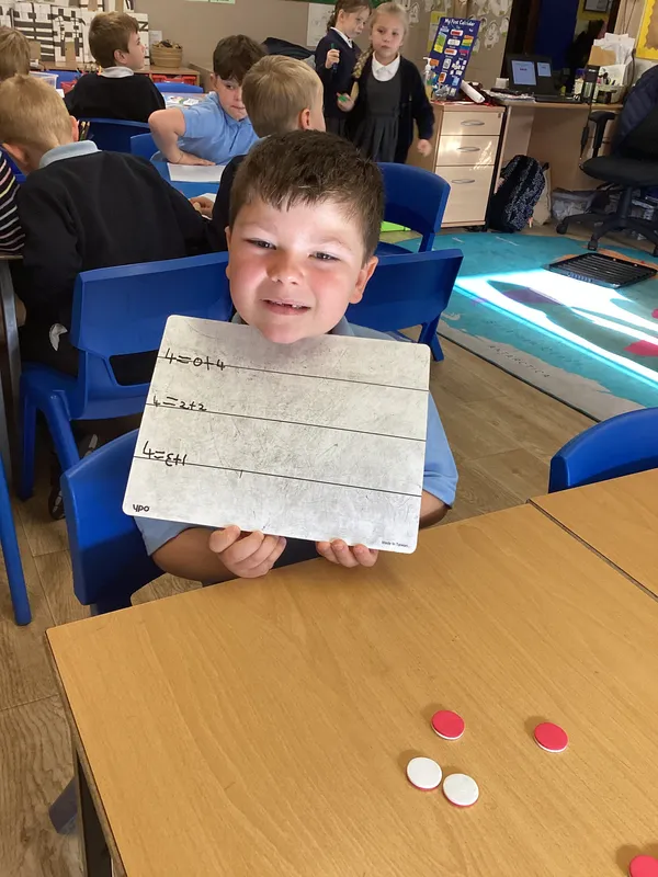 3.10.24 Year 1 are learning how to write number sentences in Maths - image 2 3.10.24 Year 1 are learning how to write number sentences in Maths - image 2