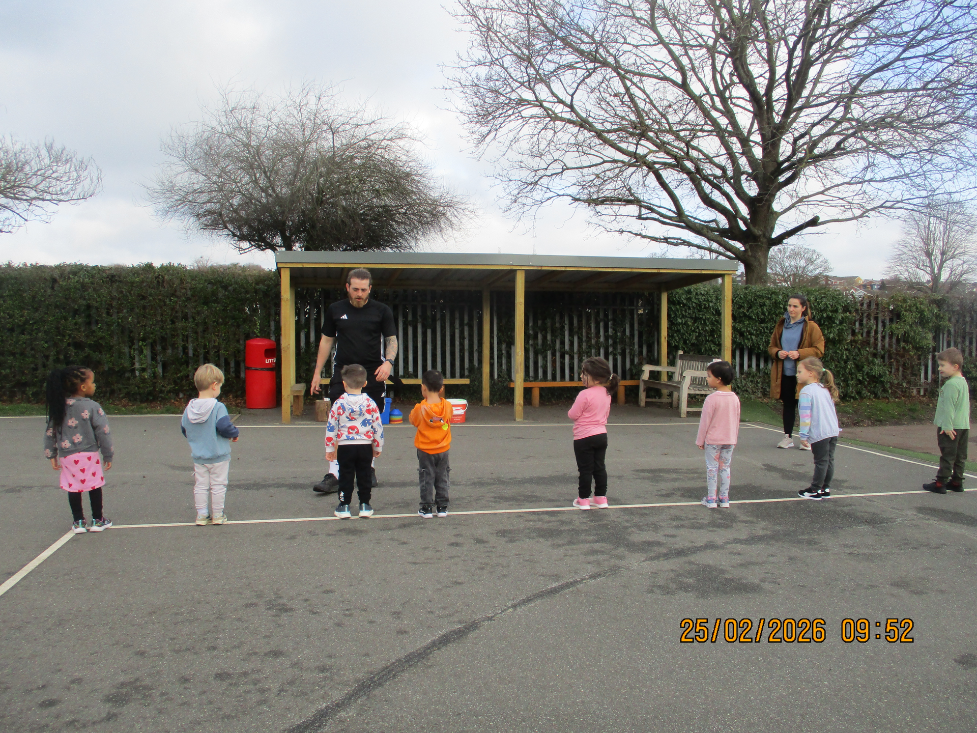 The Puffins have started PE lessons