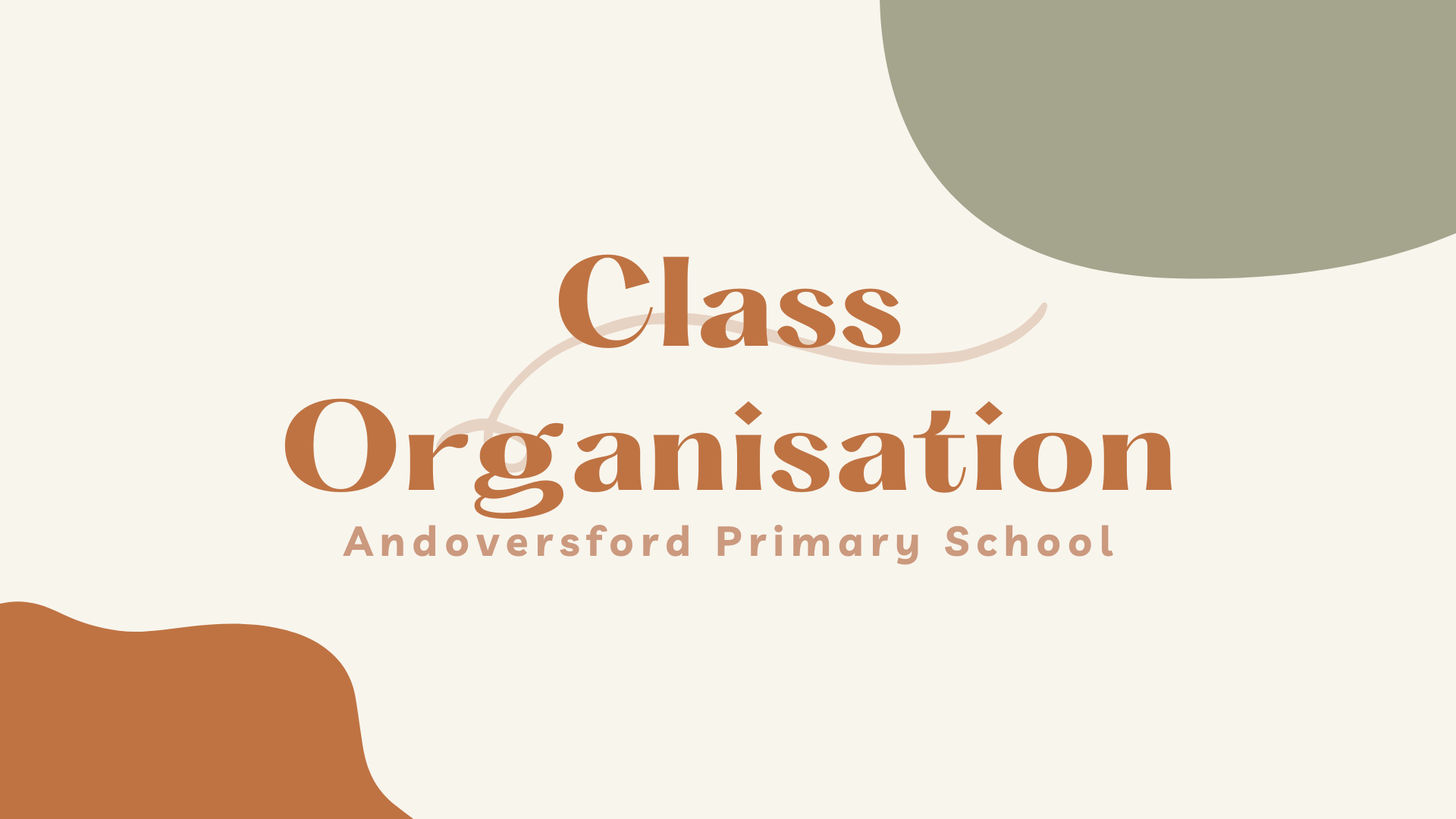  Class Organisation