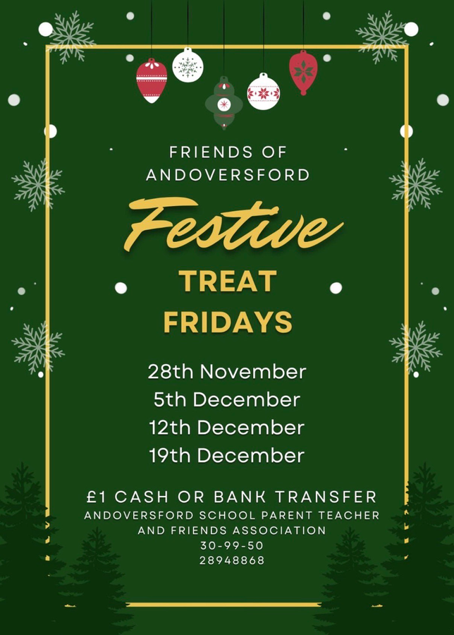 Friends of Andoversford Festive Fridays - Save The Dates