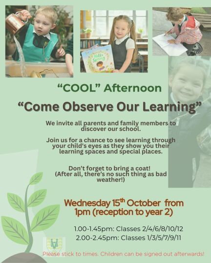 COOL Afternoon reminder 15.10.2025