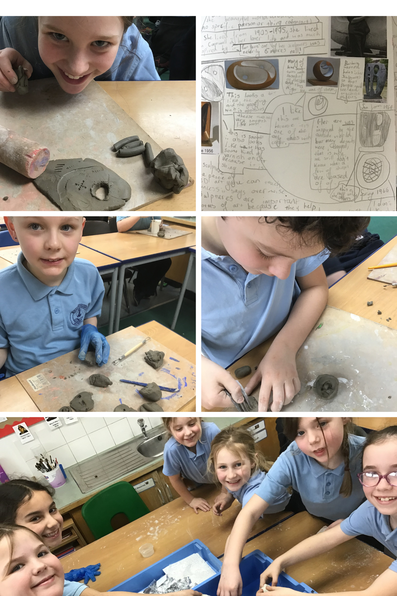 Exploring sculpture and sculpting materials