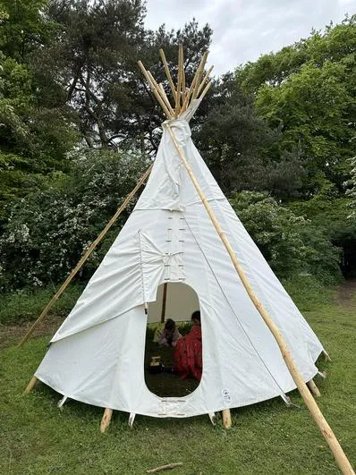 Summer 2024 - 15th May - Saplings - Whittling; Toasting Marshmallows; Woodland Rulers; Weighing Scales; Deciduous vs Evergreen - image 1 Summer 2024 - 15th May - Saplings - Whittling; Toasting Marshmallows; Woodland Rulers; Weighing Scales; Deciduous vs Evergreen - image 1