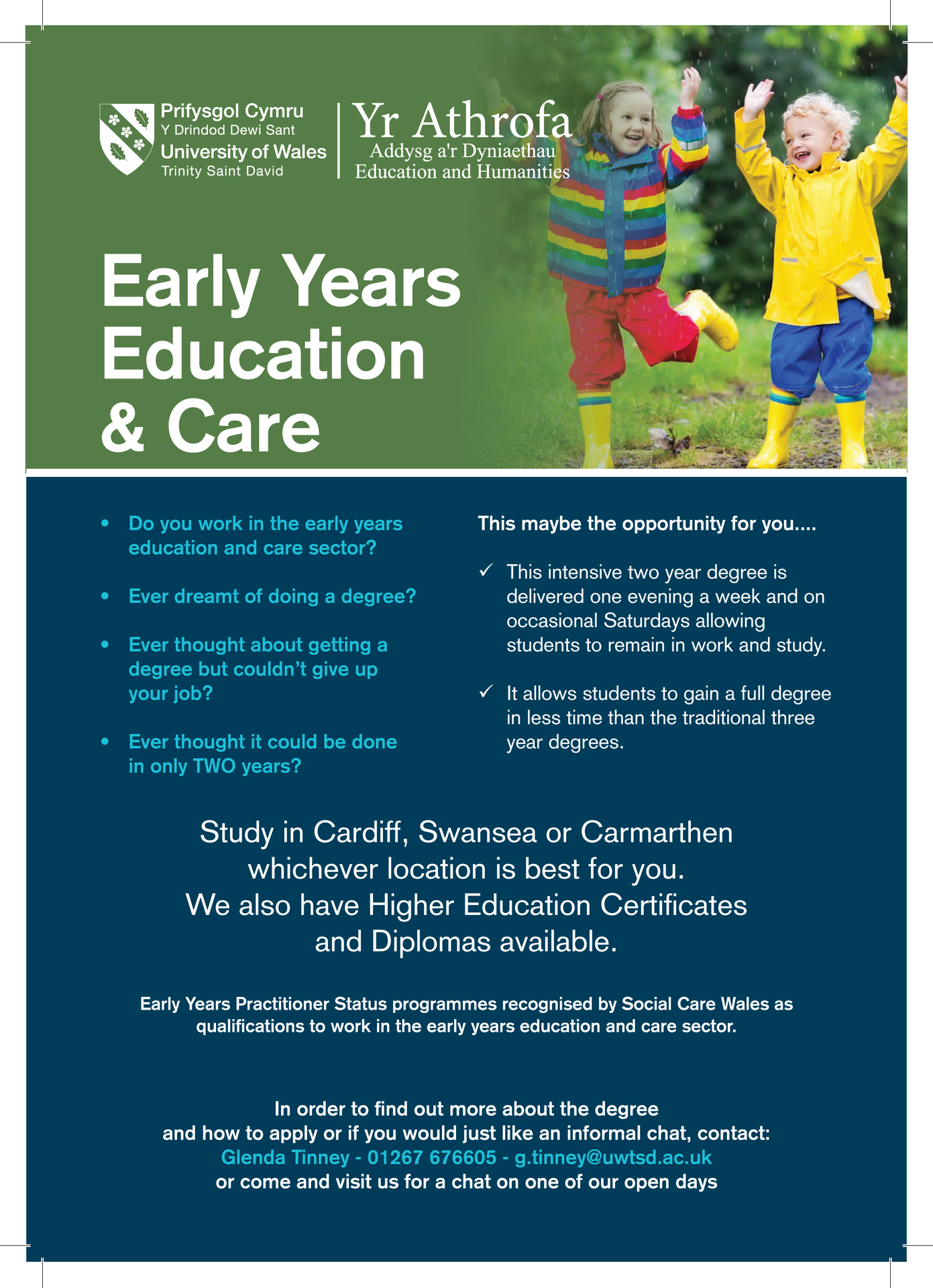 Cynnig addysg / education offer