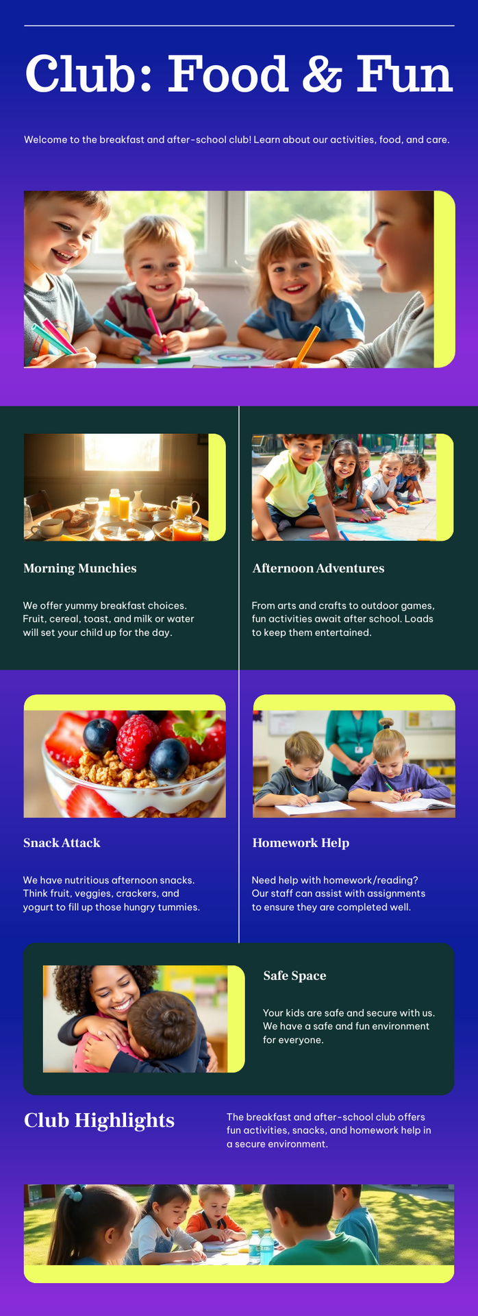 BREAKFAST & AFTER SCHOOL CLUB