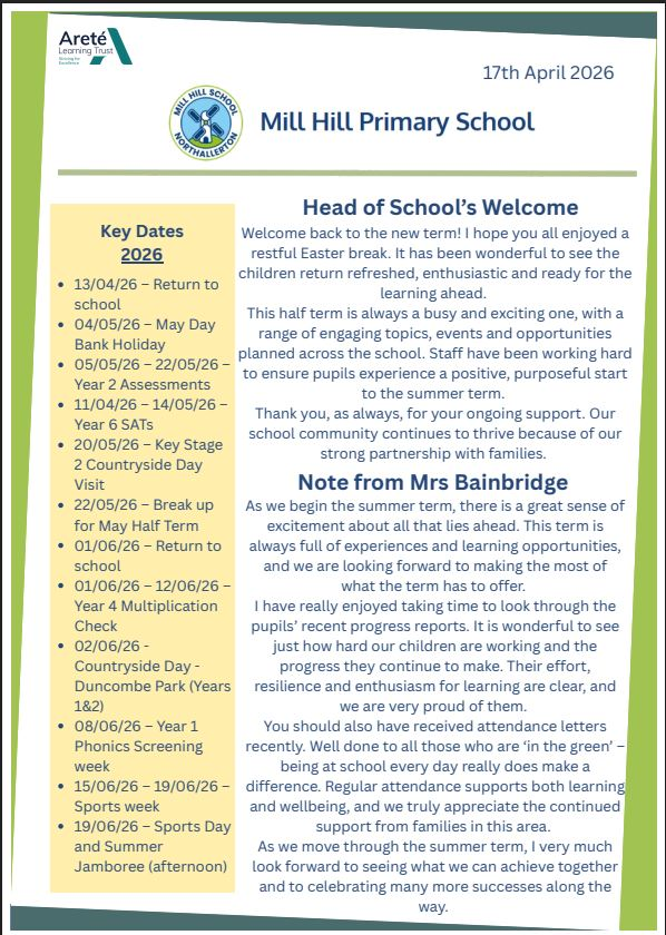 Newsletter 17 April 2026