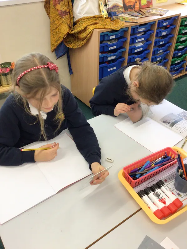 Wrens sketching self portraits - image 6 Wrens sketching self portraits - image 6