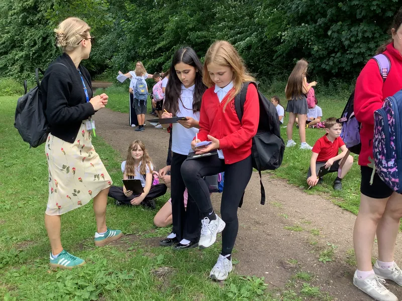 Year 6 went to Lydiard Park to carry out Geography field work tasks linked to the question, 'What makes a great place?' - image 2 Year 6 went to Lydiard Park to carry out Geography field work tasks linked to the question, 'What makes a great place?' - image 2