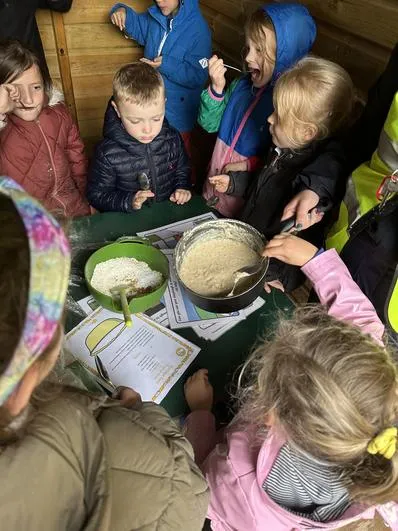 Autumn 2022 - October 5th - Acorns - Cooking Porridge and Making Porridge Play Dough - image 2 Autumn 2022 - October 5th - Acorns - Cooking Porridge and Making Porridge Play Dough - image 2