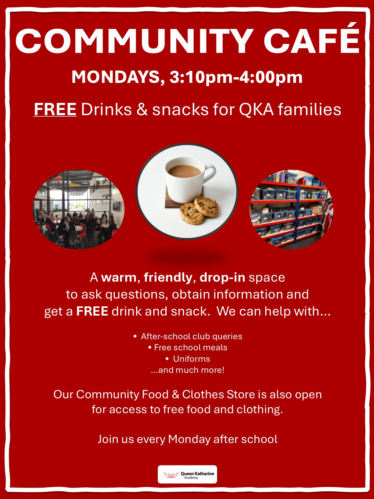 Community Cafe - Every Monday
