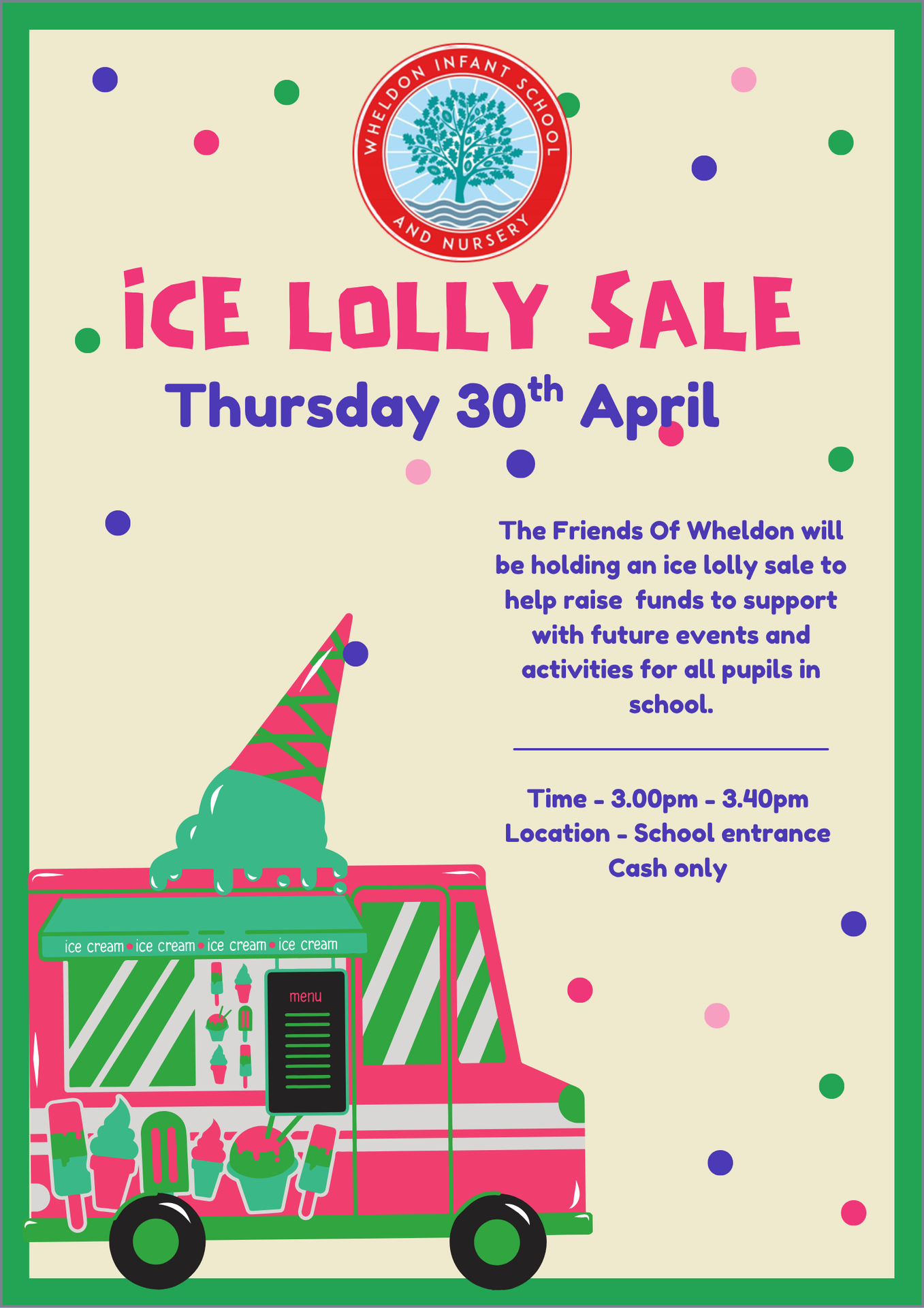 Ice Lolly Sale - Thursday 30th April