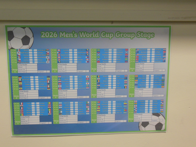 Y6 World Cup Sweepstake