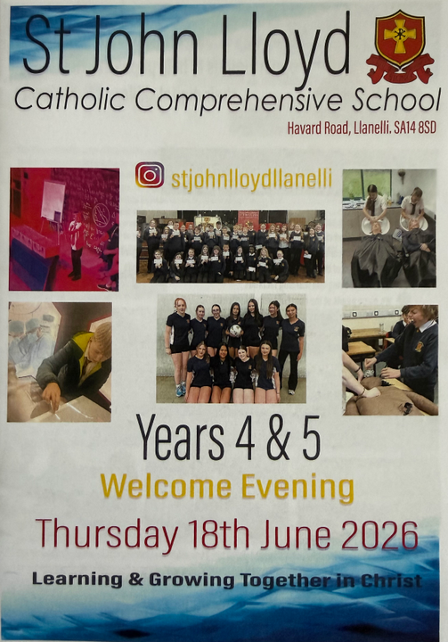 Bl. 4 a 5 Ysgol St. John Lloyd School