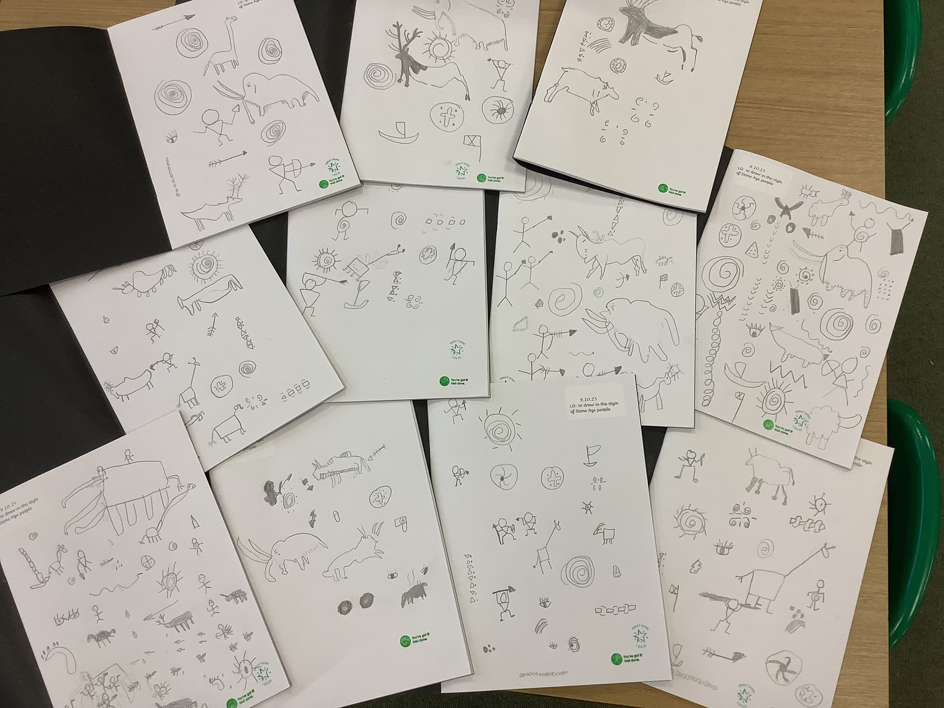 Amazing artwork in Woodpeckers