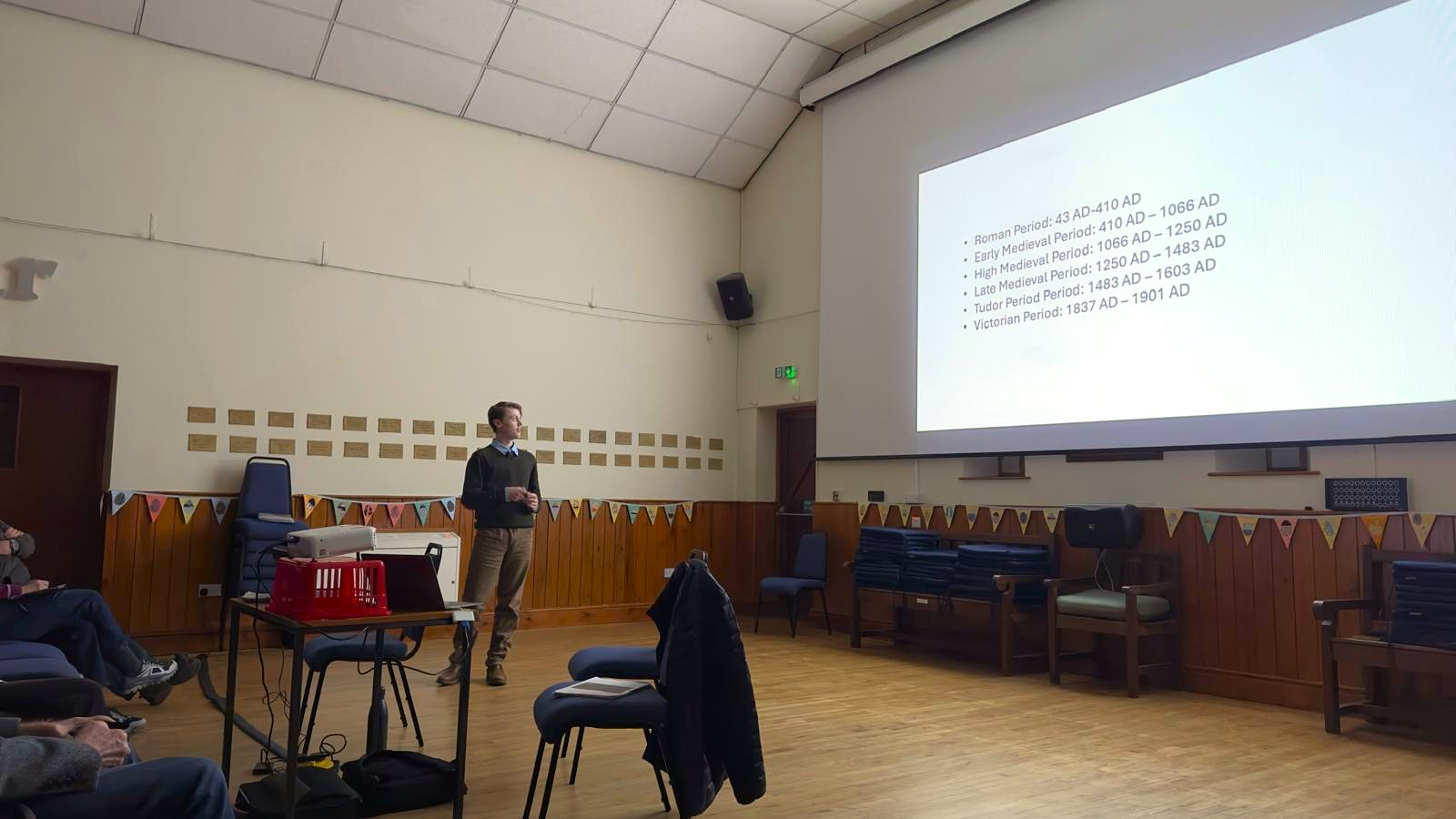 YEAR 12 STUDENT GIVES RESEARCH TALK AT LOCAL ARCHAEOLOGY GROUP MEETING.&nbsp;