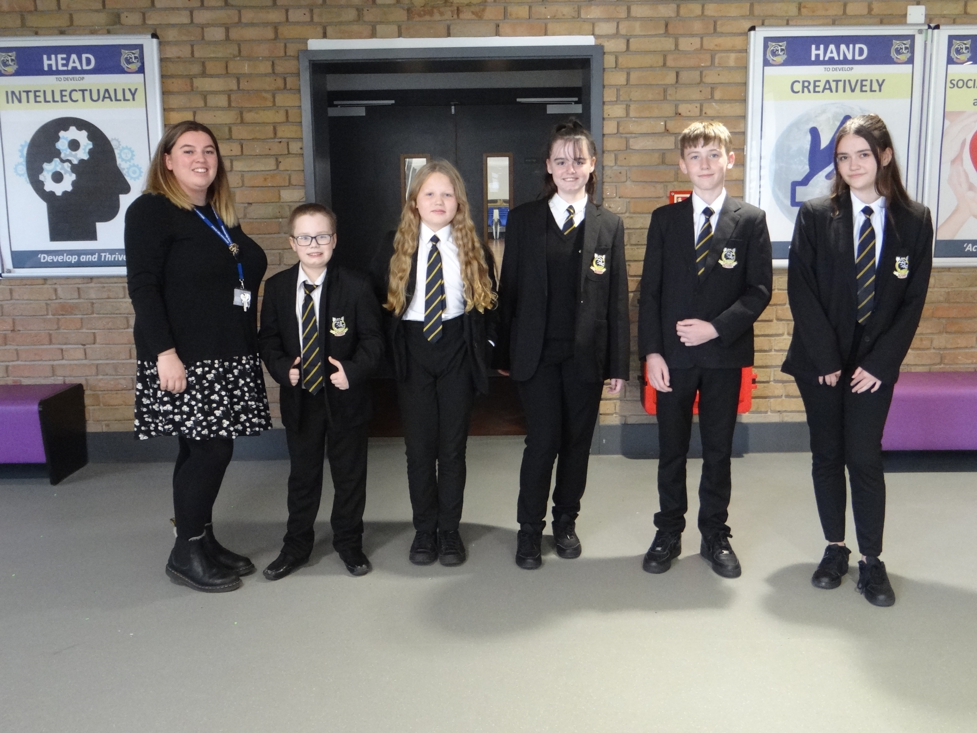 WHS celebrates 100% attendance heroes