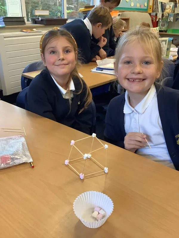 Swallows have enjoyed making 3D shapes today using marshmallows and straws - image 7 Swallows have enjoyed making 3D shapes today using marshmallows and straws - image 7