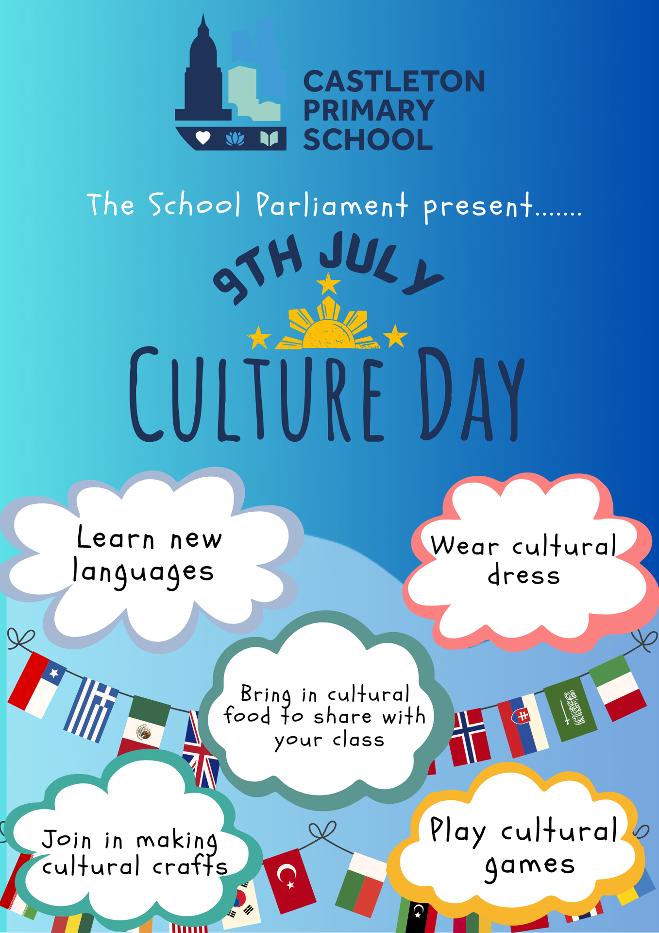 Back by popular demand...... Culture Day!