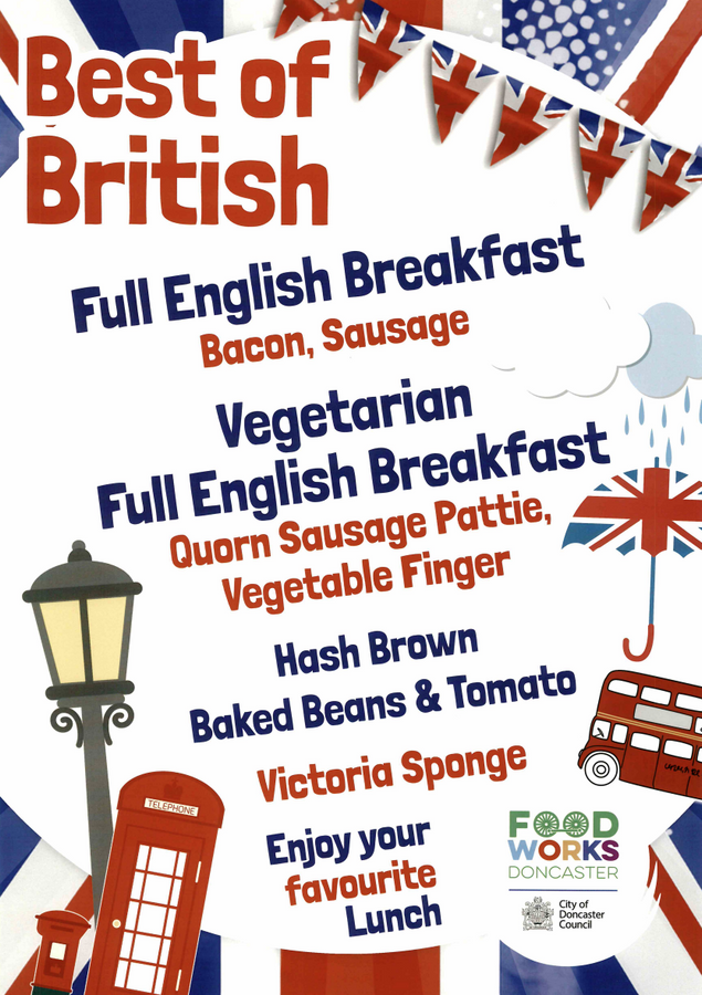 Best of British Dinner - Thursday 21 May
