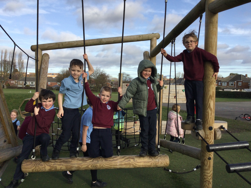 Our fantastic KS1 Playground Development was purchased with the support of funding from our PTA