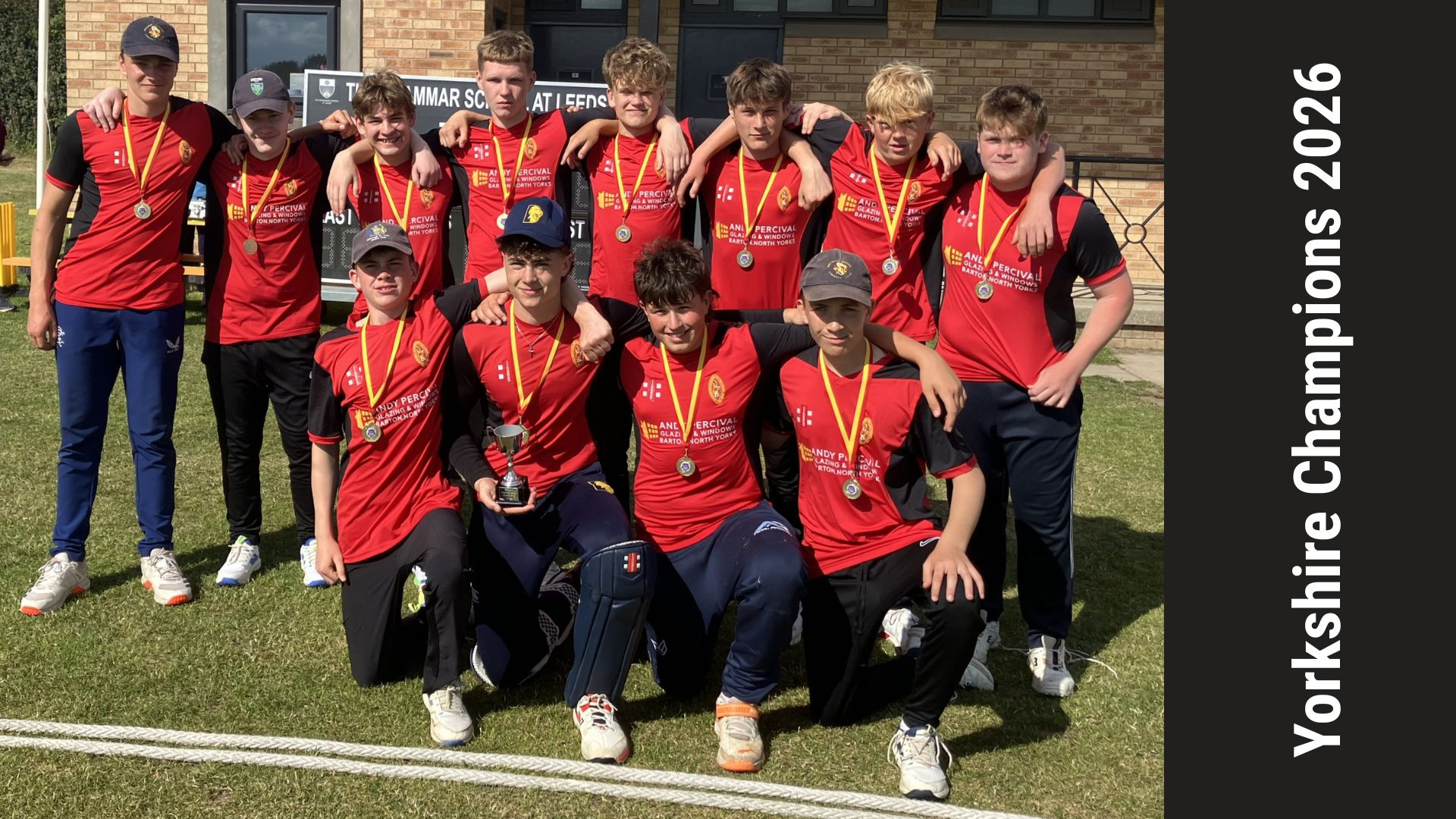 RICHMOND YEAR 10 CRICKET TEAM – YORKSHIRE CHAMPIONS!&nbsp;