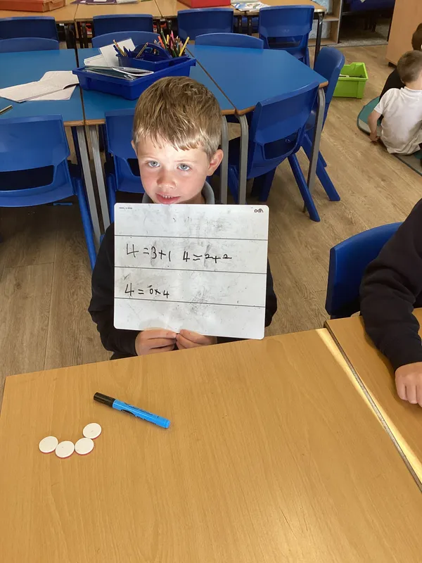 3.10.24 Year 1 are learning how to write number sentences in Maths - image 4 3.10.24 Year 1 are learning how to write number sentences in Maths - image 4