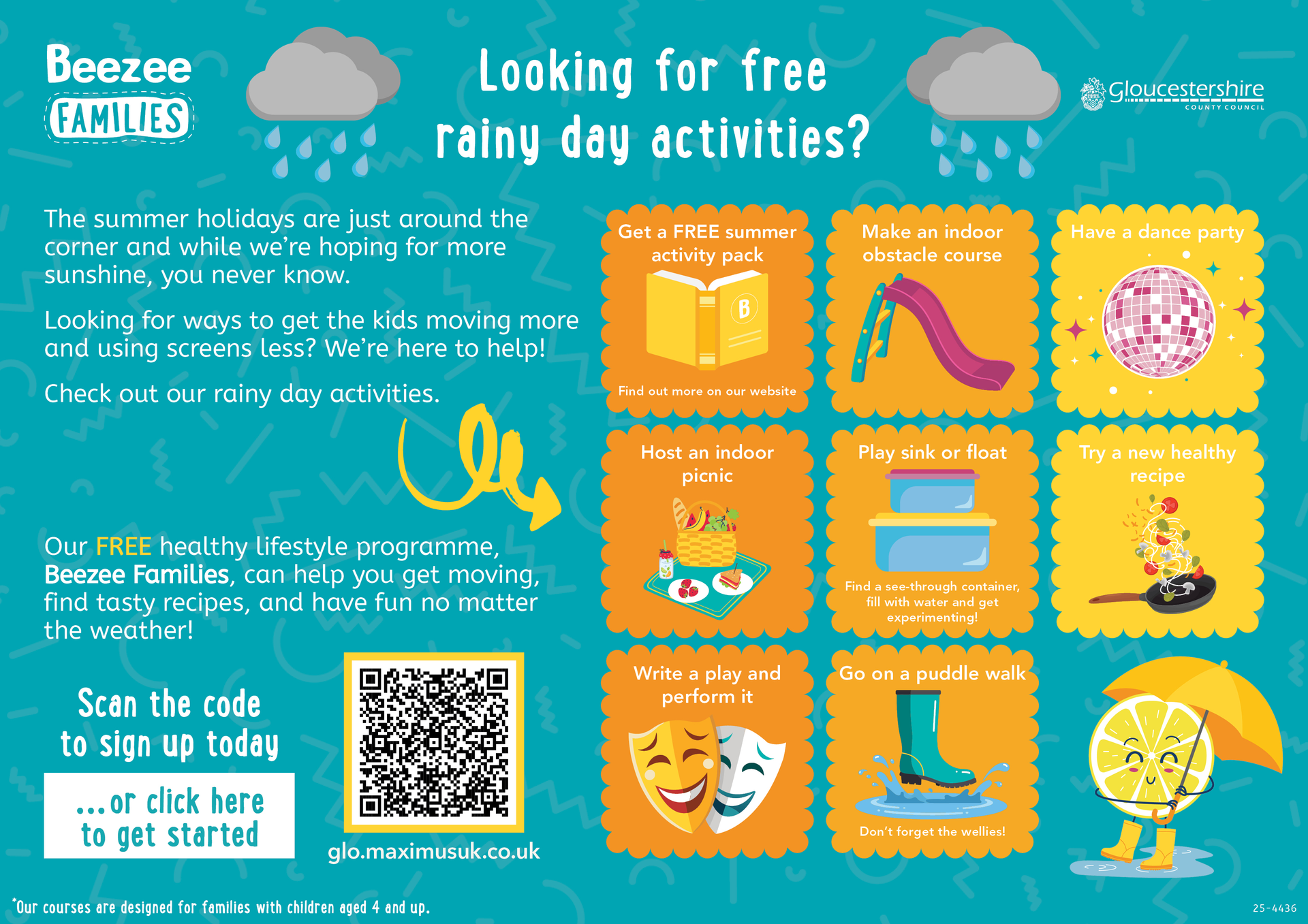 Beezee Families - supporting healthy lifestyles in Gloucestershire