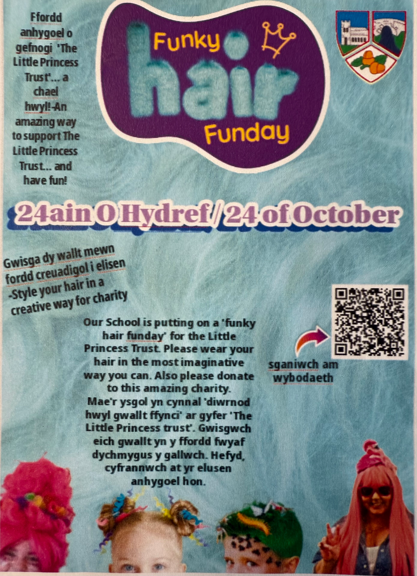 Gwener Gwallt Gwyllt / Funky Hair Friday