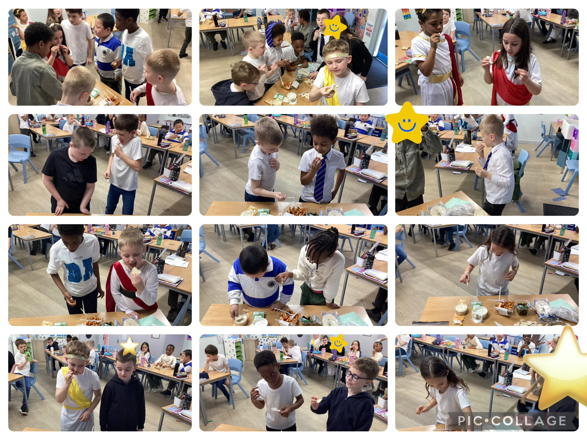 We had a fun filled day and ended with trying some different foods, the children were fantastic and very brave to try so many new foods!