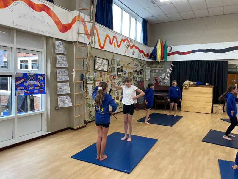 In PE today, we built on work from last week and developed mirrored balances - image 5 In PE today, we built on work from last week and developed mirrored balances - image 5