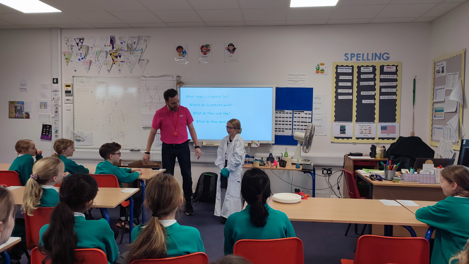 Y5 work with visiting scientist