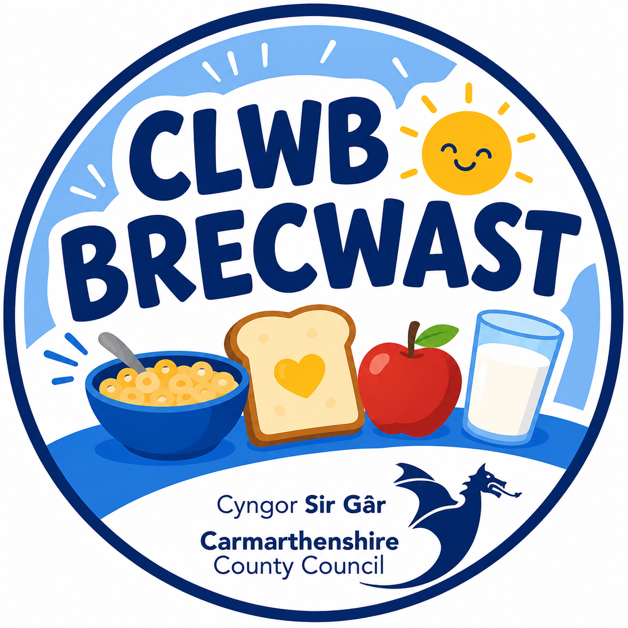 Giât Clwb Brecwast Adran Iau / Junior Breakfast Club Gate (08.00 - 08.15 