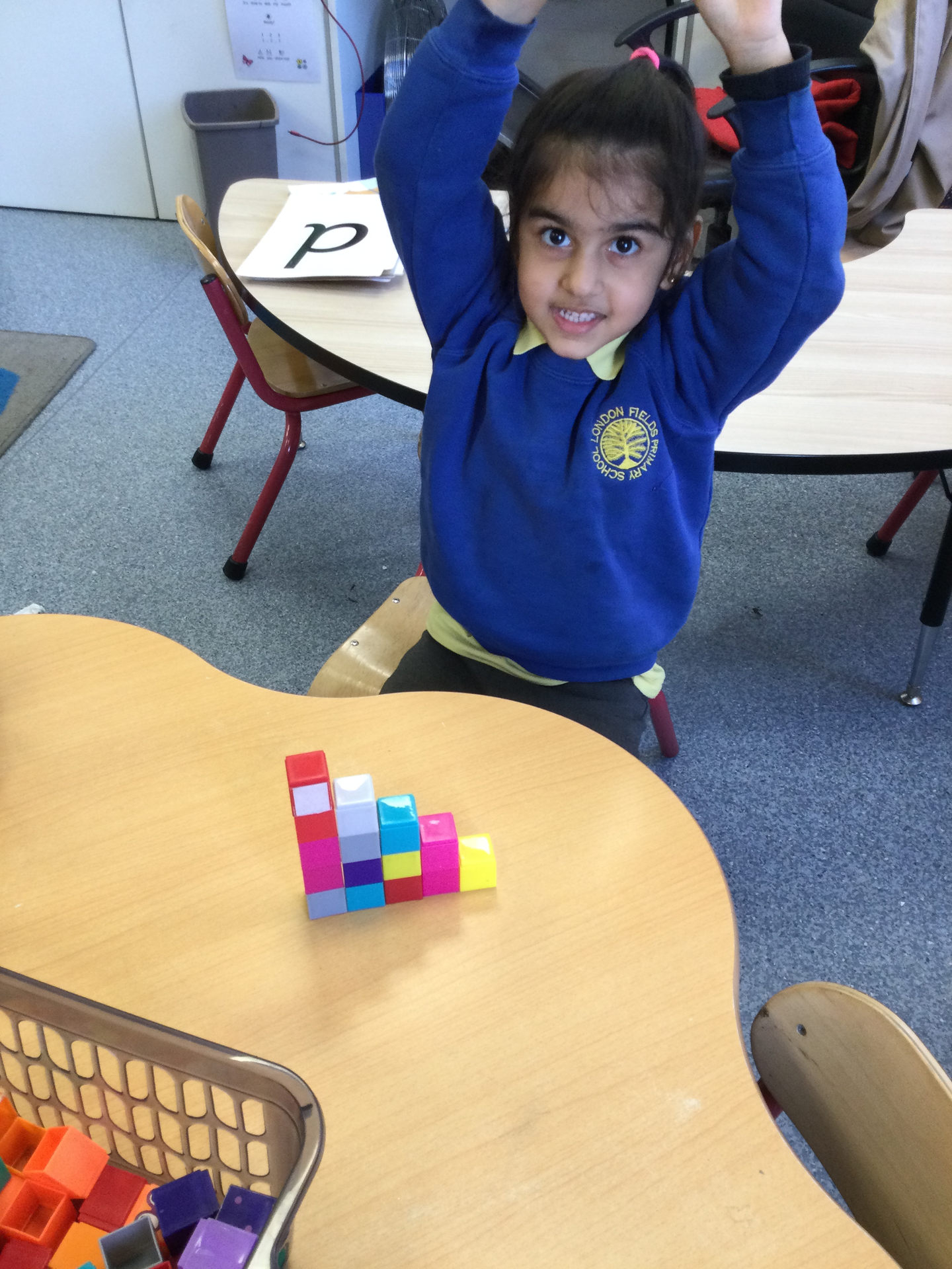 Understanding the relationship between consecutive numbers in Reception