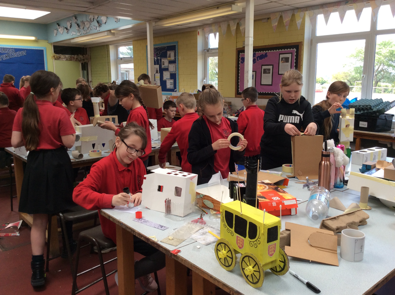 Year 5 Anthony James Junk Modelling Workshop