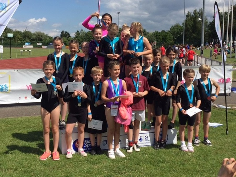 Year 3/4 Gymnasts in 2nd place in Suffolk Gym Finals - July 2016 Year 3/4 Gymnasts in 2nd place in Suffolk Gym Finals - July 2016