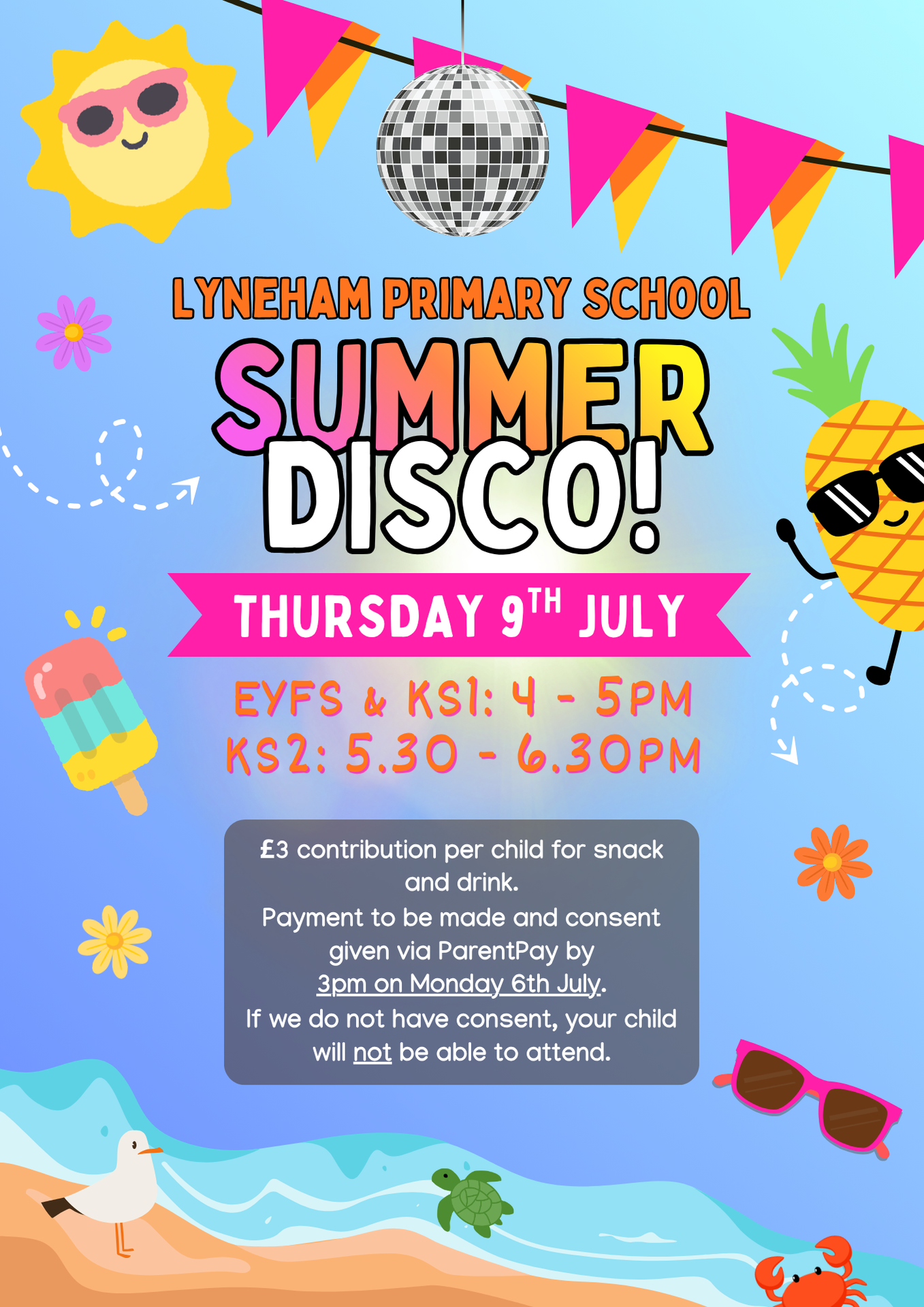 Summer Disco - Tomorrow!