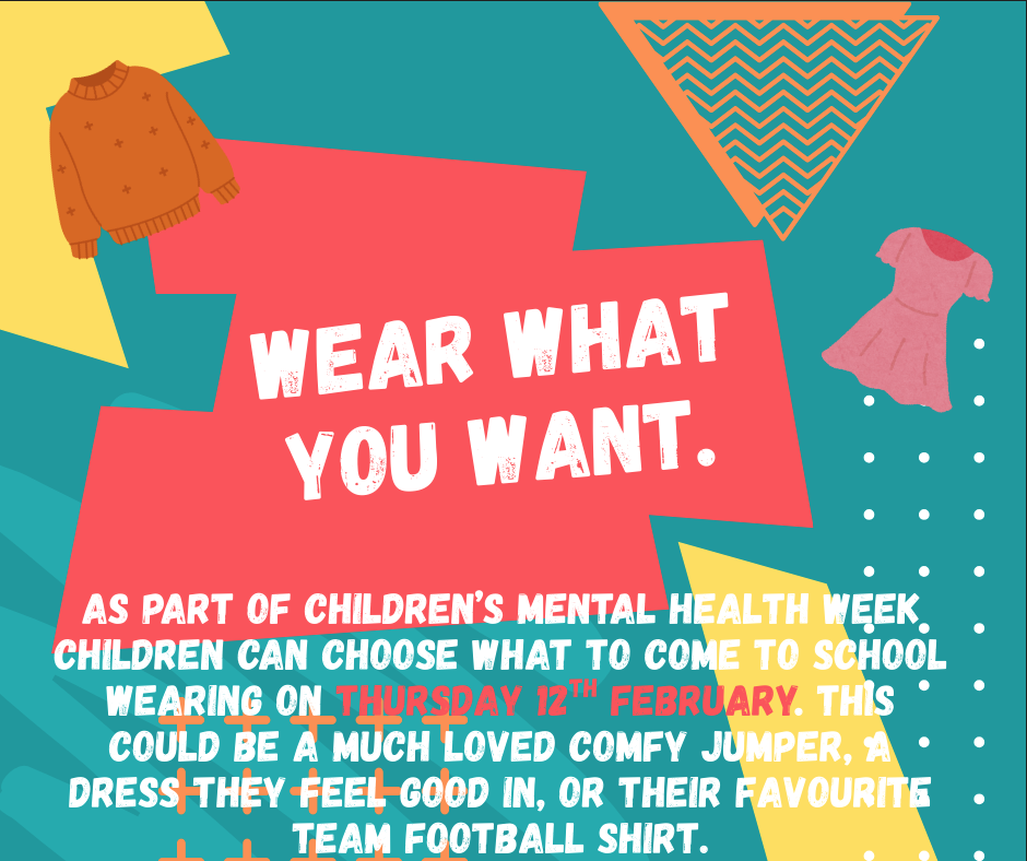 Wear What You Want - Children's Mental Health Week