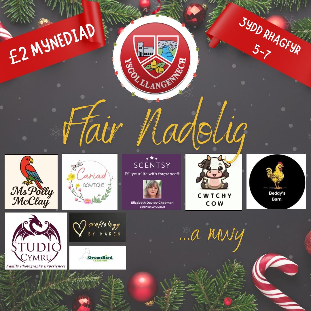 Ffair Nadolig Ysgol Gymraeg Llangennech Christmas Fayre