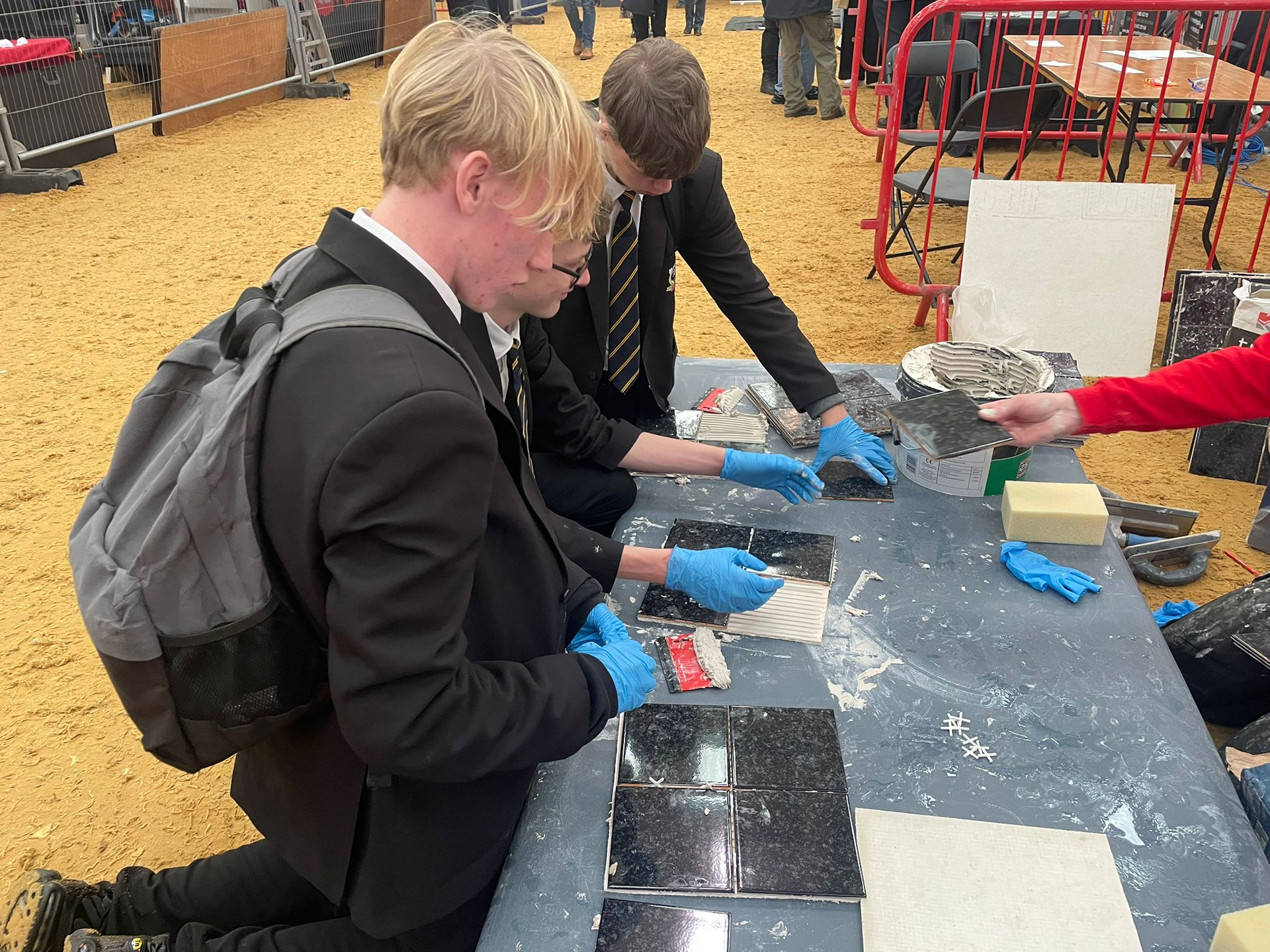 Students explore careers in construction