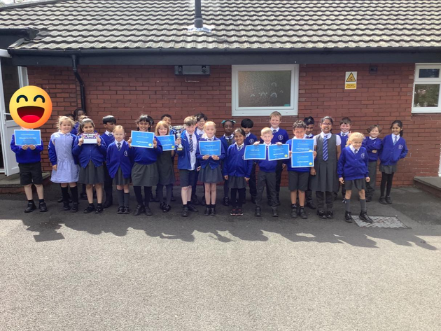 Best Attendance and Special Mention Winners