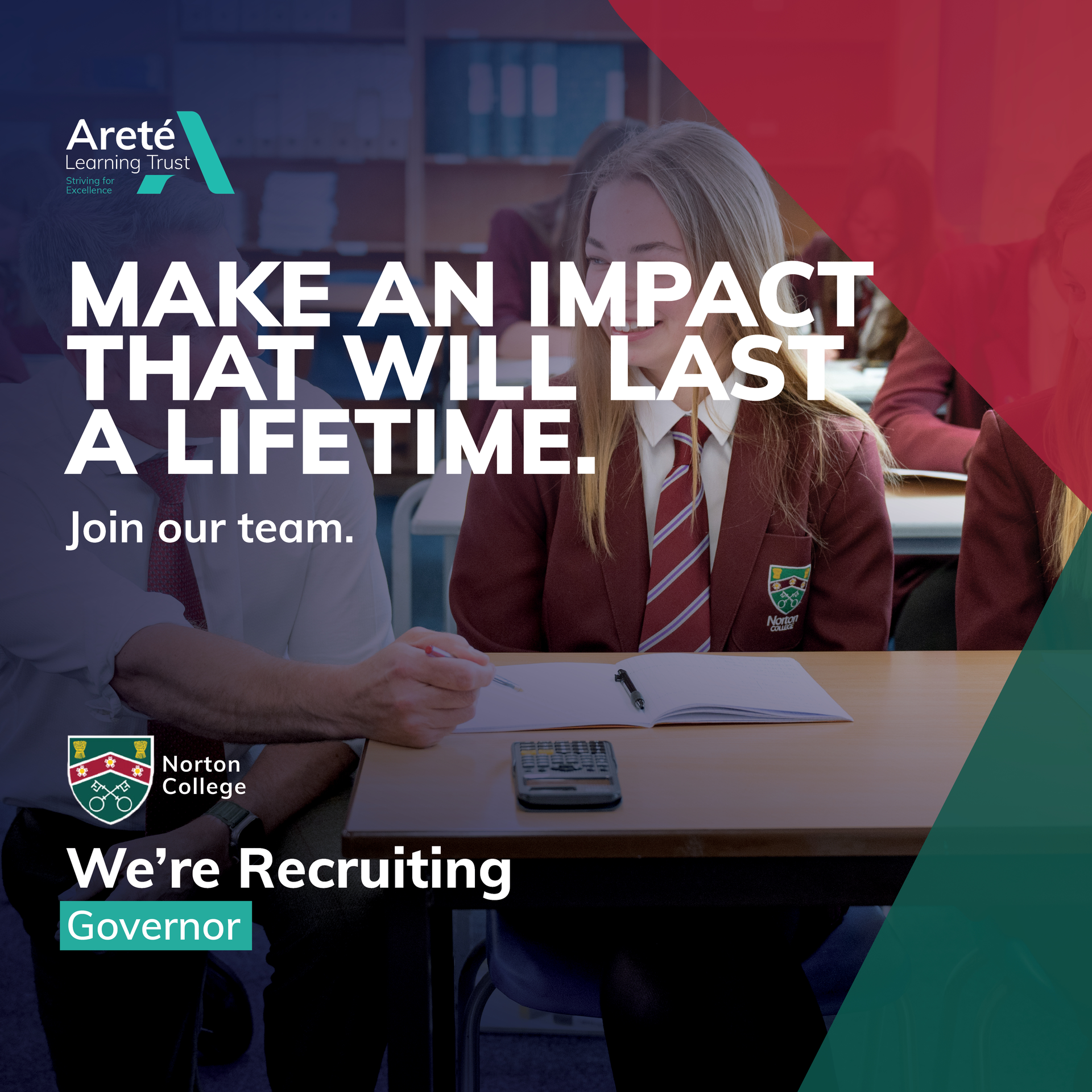 We're Recruiting School Governors 