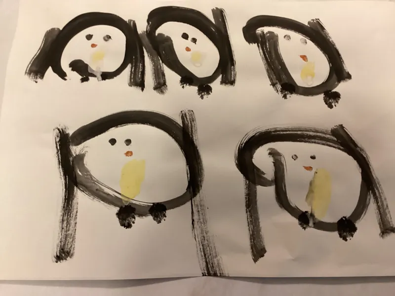 penguins drawings - image 2