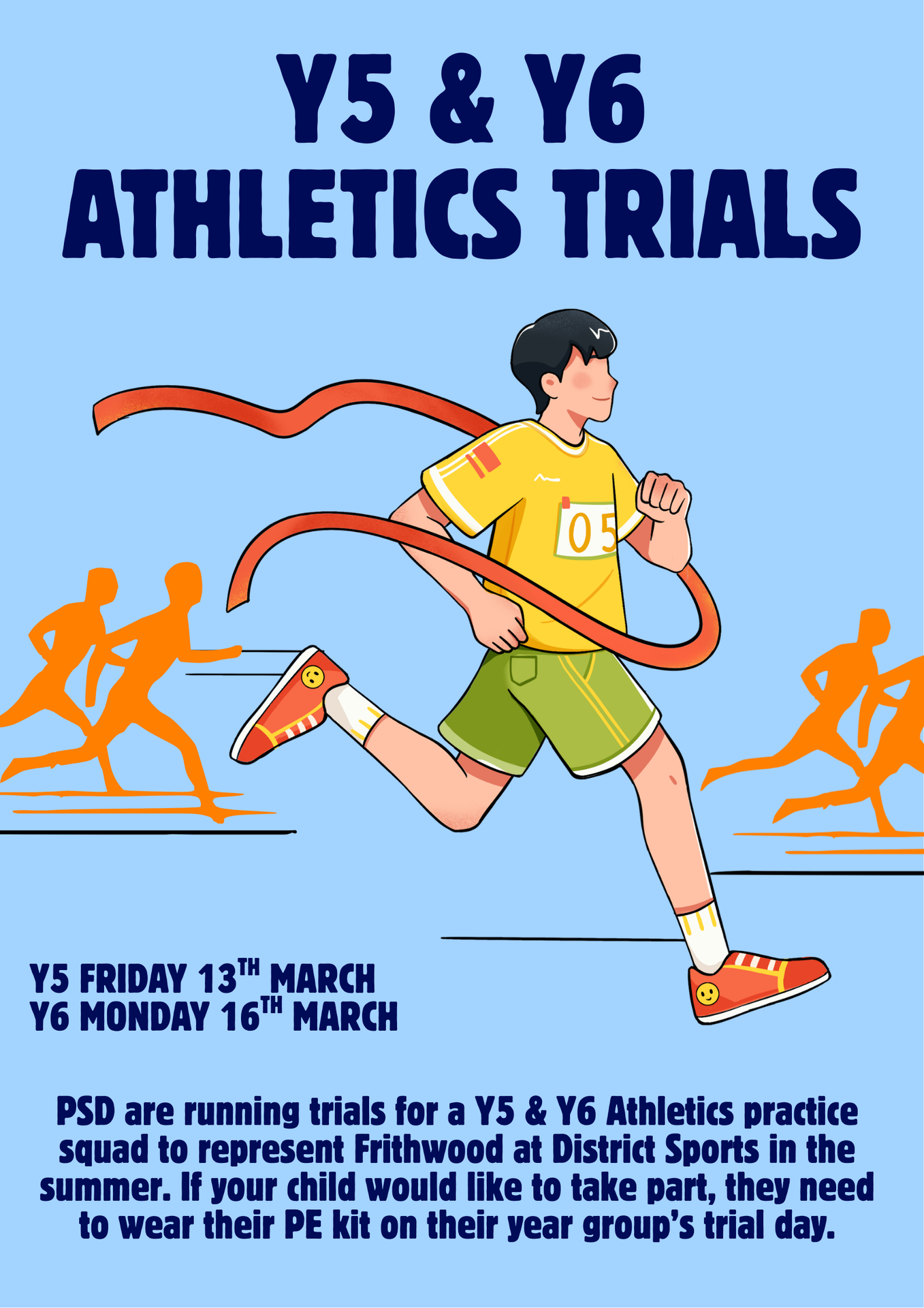 Y5 & Y6 Athletics team trials