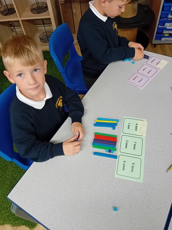 Robins learning about place value in Maths - image 8 Robins learning about place value in Maths - image 8