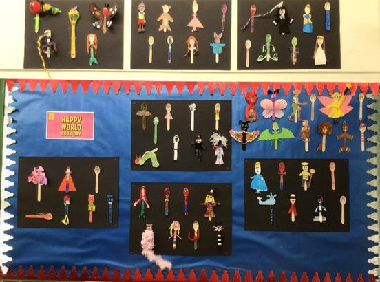 6th March 2025 - World Book Day - Spoon character display