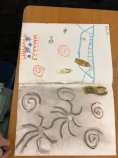 Swallows exploring and experimenting with different mediums to represent canopic jars - image 11 Swallows exploring and experimenting with different mediums to represent canopic jars - image 11